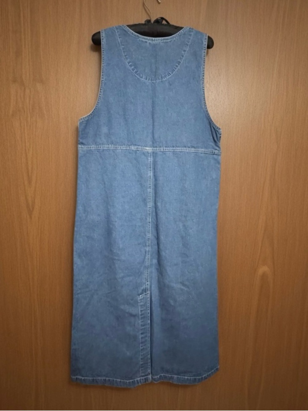 VINTAGE WHITE STAG DENIM DRESS SIZE LARGE - Picture 2 of 10
